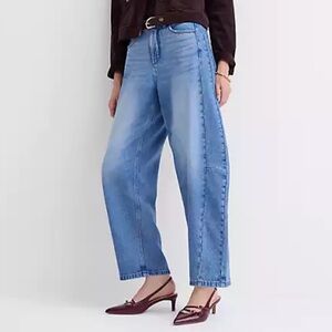 LOFT women's barrel jeans